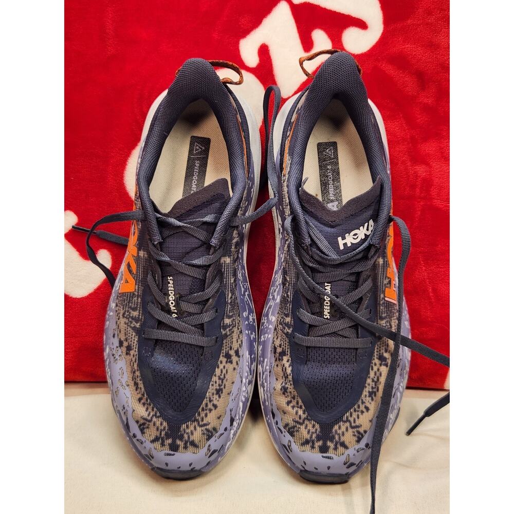 Hoka Speedgoat 6 Womens 10 Trail Running Shoes Vibram Hiking Athletic Outdoor - Picture 2 of 11